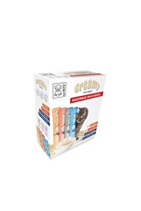4 Lezzet Karışık Kedi Creamy 40 8 Bedelsiz 48x15gr