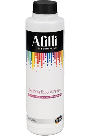 Afilli Multisurface Varnish 500 ml Şeffaf