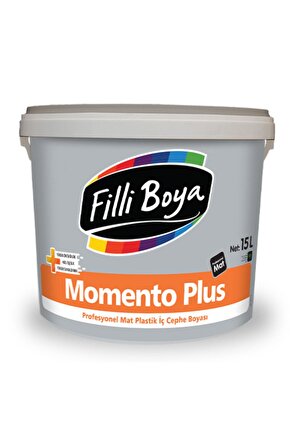 Momento Plus Profosyonel Iç Cephe Süper Plastik Duvar Boyası 15 lt Andezit 40