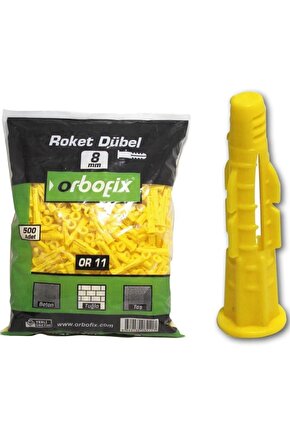 ORBOFİX ROKET DÜBEL 8 MM 100 LÜ