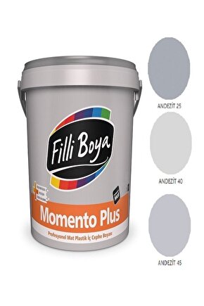 Momento Plus Profesyonel Mat Plastik Iç Cephe Boyası 7.5lt (andezit 25)