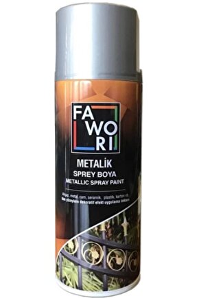 Faworı Metalik Sprey Boya Gümüş 802