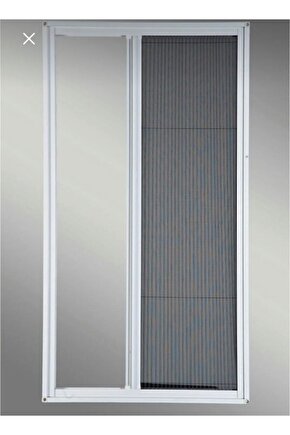 Mercan-plise Akordiyon Sürgülü Kapı Pencere Sineklikleri En-110.0 B0y- 220.0