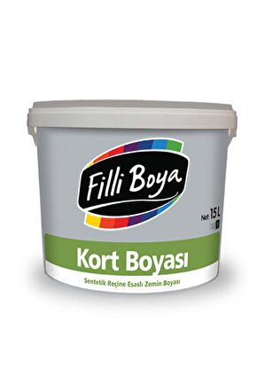 Tenis Kort Boyası 15 Lt Kırmızı