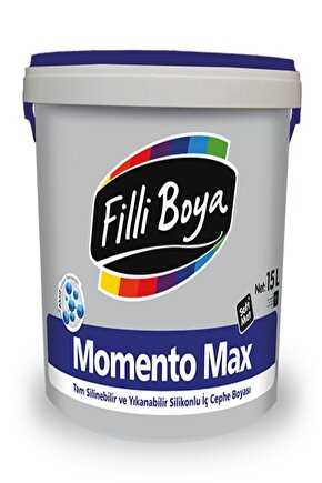 Momento Max Silikonlu Iç Cephe Boyası 15 L Andezit 40