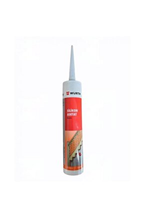 Würth Asetat Beyaz Silikon Genel Amaçlı 310 Ml