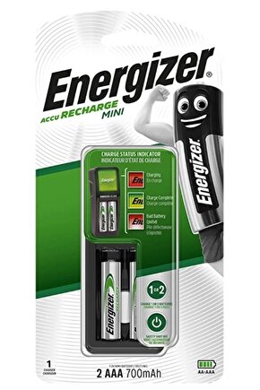 Mini Şarj Cihazı 700 Mah Aaa 2li Şarj Edilebilir Pil