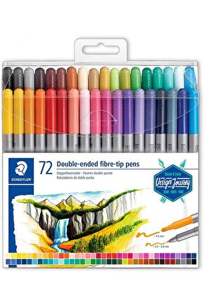 Double Ended 72li Çift Uçlu Fineliner Kalem Seti 