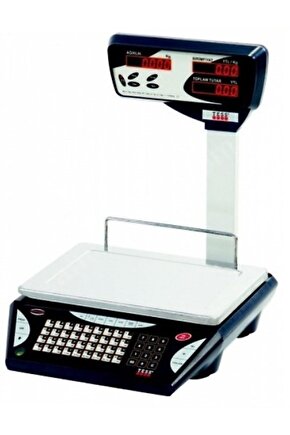 Mt-30 Kg X 5  10 Gr Fiyat Hesaplamalı Boyunlu Terazi