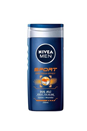 Nıvea Sport Erkek Banyo Ve Duş Jeli 250 ml X3