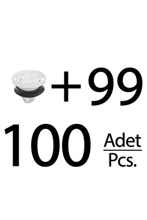 Renault, Peugeot, Citroen için Döşeme Klipsi- 100 Adet