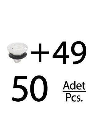 Renault, Peugeot, Citroen için Döşeme Klipsi- 50 Adet