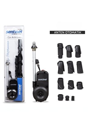 Otomatik Araç Anteni – | 12 Aparatlı | 12V | Sessiz Motor, Güçlü Sinyal, Kolay Kurulum