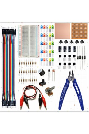 BREADBOARD TEMEL ELEKTRONİK SETİ + PLATO YANKESKİ