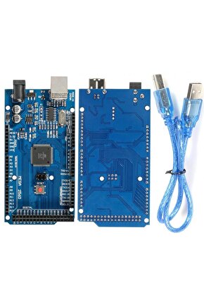 Arduino MEGA 2560 R3 Klon + USB Kablo - (USB Chip CH340)