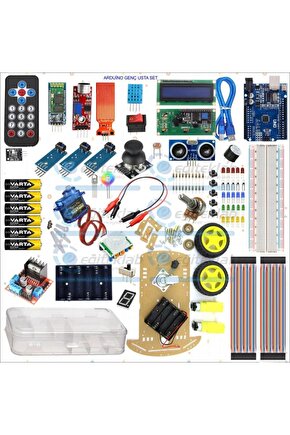 YENİ ROBOTİK KODLAMA ARDUİNO GENÇ USTA PROFESYONEL EĞİTİM SETİ