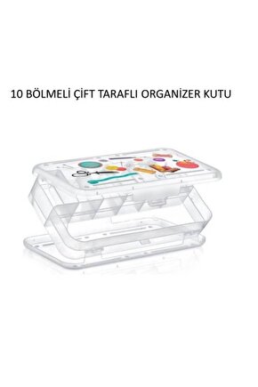 Çift Taraflı Organizer Malzeme Kutusu