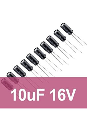 5 Adet 10 Uf 16v Kondansatör