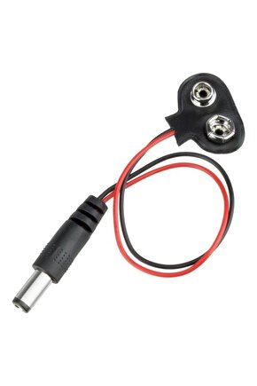 9v Pil Başlığı (arduino Uyumlu Soketli)