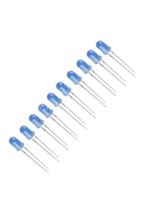 10 Adet 5mm Mavi Led