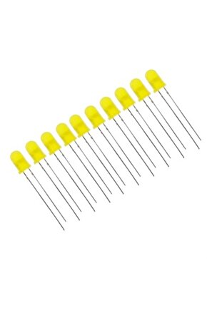 10 Adet 5mm Sarı Led
