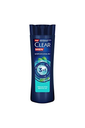 350 ml Men Şampuan 3in1 Mentol
