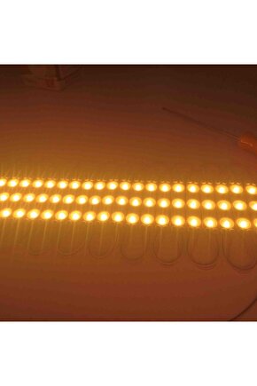 10 Adet 5 Watt AMBER Işık IP65 Modül Led, 10 Adet Magnetli, Çok Kaliteli AMBER Işık Modül Led