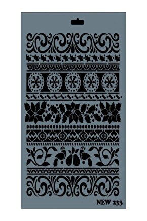 Stencil New Seri 233 25x35
