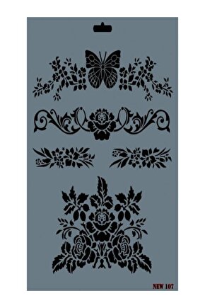 Stencil New Seri 107 25x35
