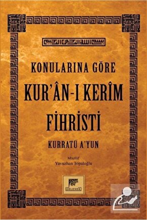 Konularına Göre Kuran-ı Kerim Fihristi