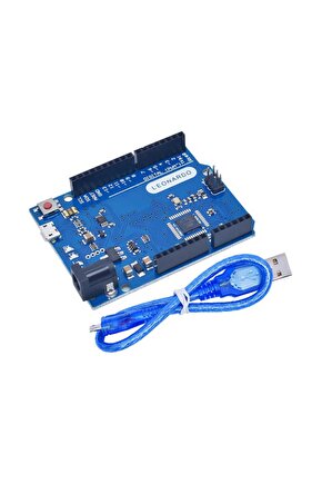Arduino Leonardo R3 (Klon) + USB KABLO