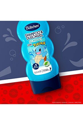 Pokemon Schiggy Kinder Shampoo & Duschgel 2in1, 230 Ml