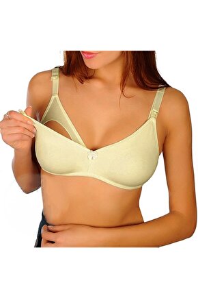 ASFSTORE Sema Baby Emzirme Sütyeni Ekru 85 Beden