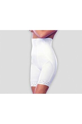ASFSTORE Sema Baby Letti Mideli Çift Kat Paçalı Toparlayıcı Lohusa Korse 477 Beden: 38