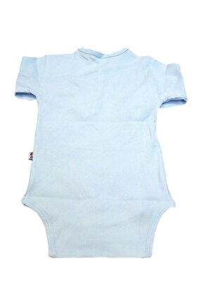 Uzun Kol Kaşkorse Badi (body) - Mavi 6-12 Ay
