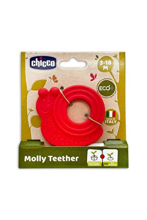 Molly Diş Kaşıyıcı 3-18 Ay - Kırmızı