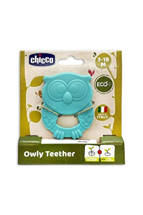 Owly Diş Kaşıyıcı 3-18 Ay - Mavi