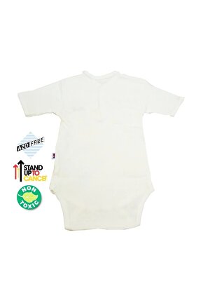Yarım Kol Kaşkorse Badi (BODY) - Ekru 18-24 Ay