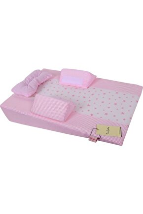 Yıldızlı Geceler Reflü Yatağı - Pembe