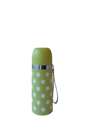 Puantiyeli Bebek Termosu 350 ml - Yeşil
