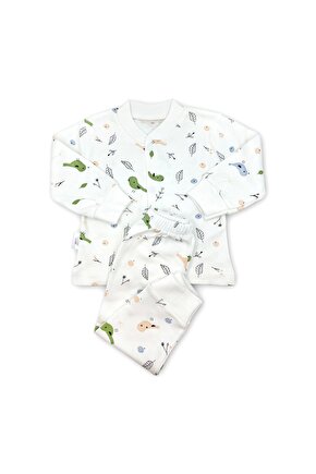 Happy Birds Bebek Pijama Takımı 6-9 Ay