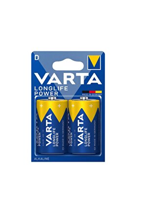 Longlife Power Alkalin Büyük Pil - D - 2li