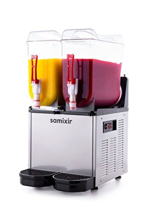Slush Twin Meyve Suyu Dispenseri 12 12 Litre