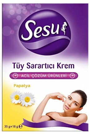 Tüy Sarartıcı Krem 35 gr 18gr = 53 gr Paket 1 Adet