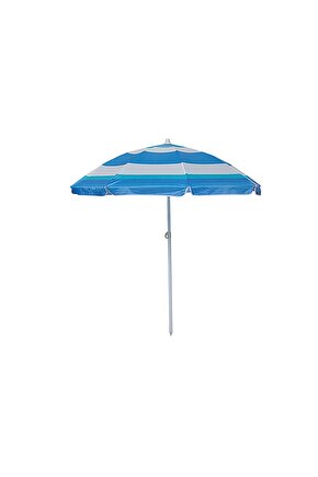 Yerli üretim 8 Telli Eğilebilen Polyester Kumaş Plaj Şemsiyesi 180cm (Bidon Dahil DEĞİLDİR)