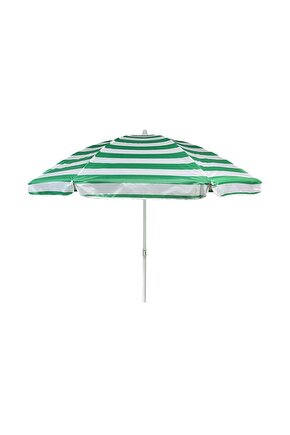 Yerli üretim 8 Telli Eğilebilen Polyester Kumaş Plaj Şemsiyesi 180cm (Bidon Dahil DEĞİLDİR)