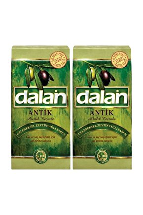 Antik Zeytin Yağlı Geleneksel Yeşil Kalıp Sabun 180 Gr. X 10 Lu