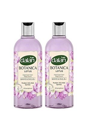 Duş Jeli Doğal Çiçek Özleri Doğal Gliserin Botanıca Lotus 2 Adet X 500 Ml
