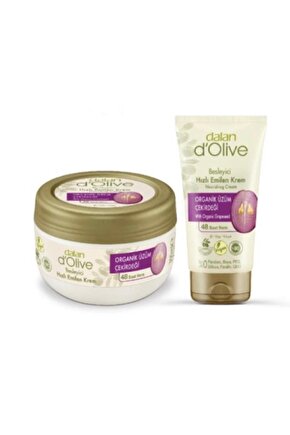 Dolive Organik Üzüm Çekirdeği Krem 300 ml 60 ml Avantajlı Paket