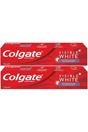 Diş Macunu 75ML Visible WhiteGörünür Beyazlık (2 Li Set)
